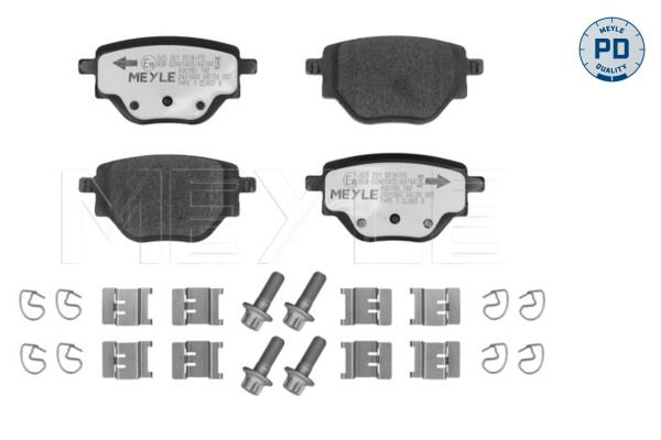 MEYLE 025 261 9518/PD Brake pad set, disc brake