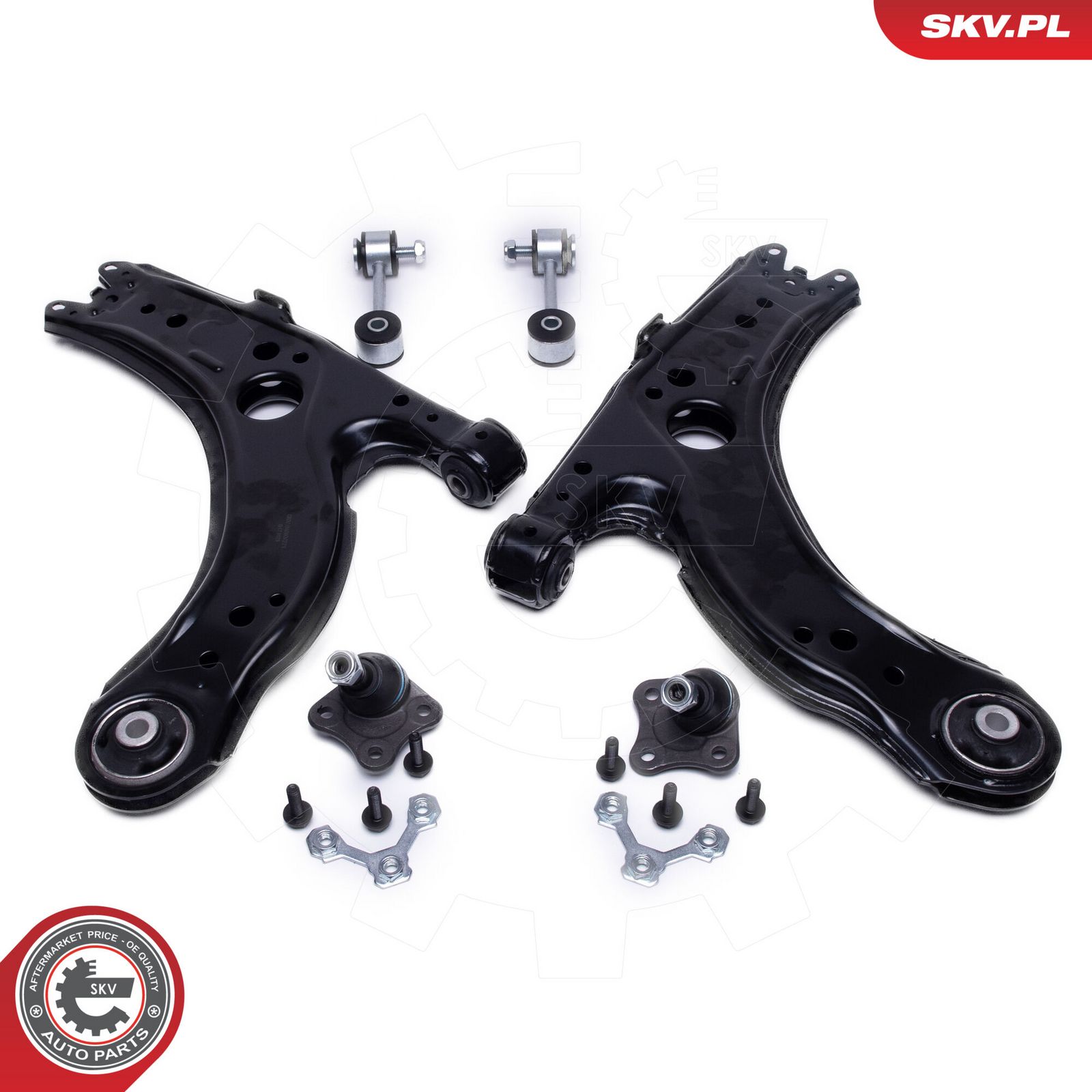 Control/Trailing Arm Kit, wheel suspension