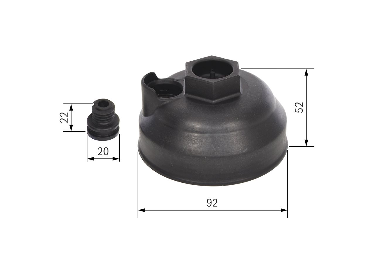 BOSCH F 00B H40 025 Lid, urea filter housing
