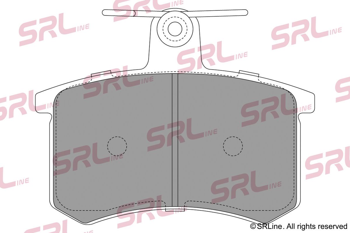 SRLINE S70-1023 Brake pad set, disc brake