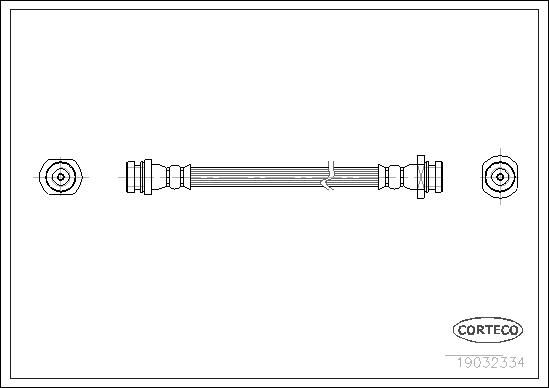 CORTECO 19032334 Brake hose