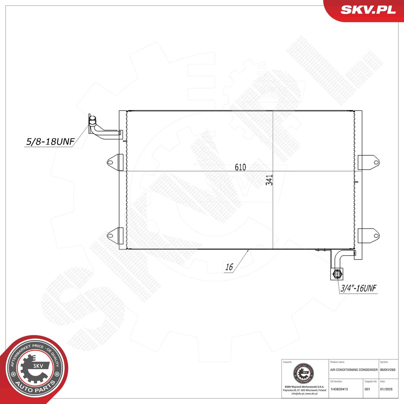 Condenser, air conditioning-6