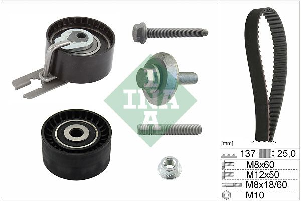 SCHAEFFLER INA 530 0375 10 Timing belt kit