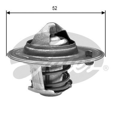 GATES TH24488G1 Thermostat, coolant