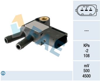 FAE 16116 Sensor, exhaust pressure