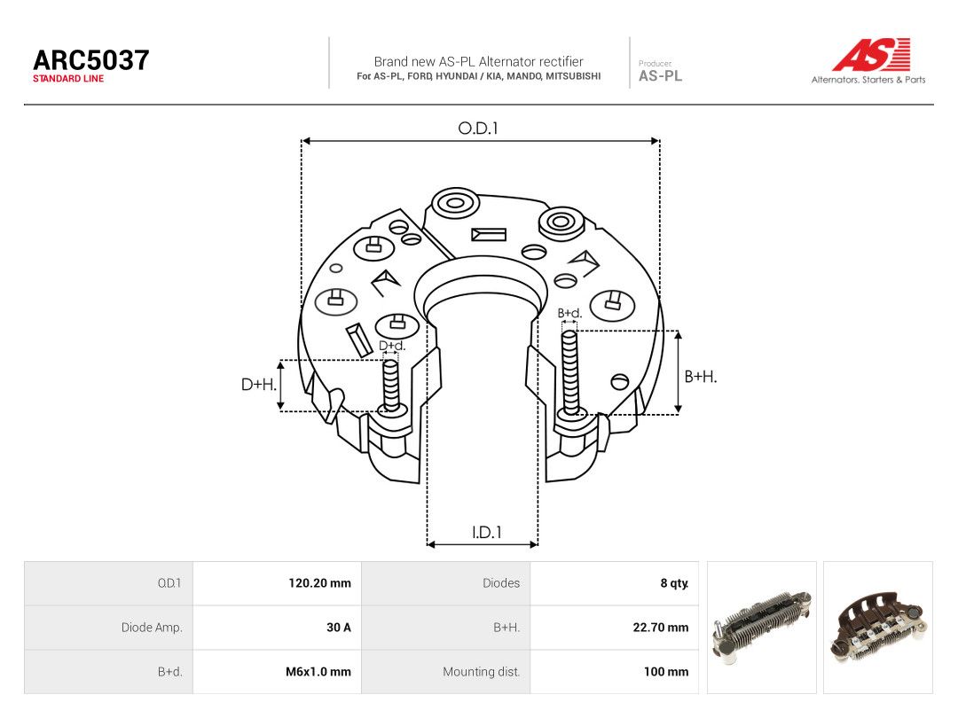 Rectifier, alternator-2