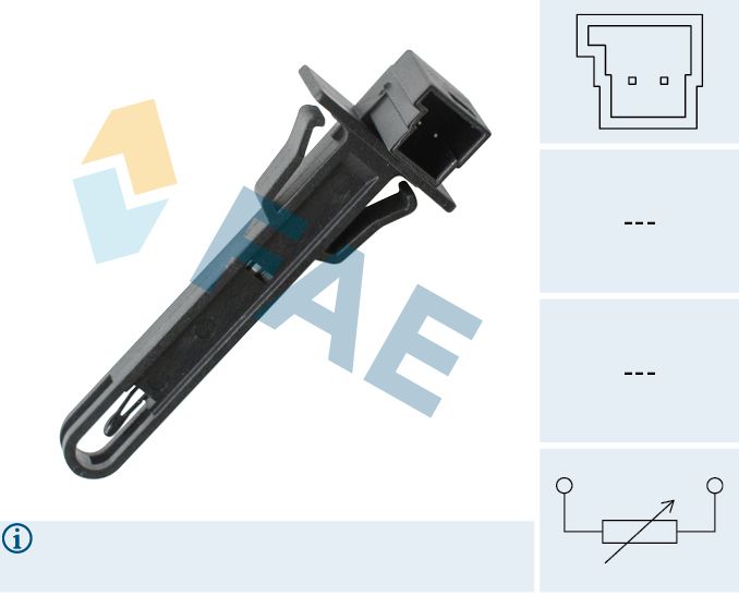 FAE 33923 Sensor, interior temperature