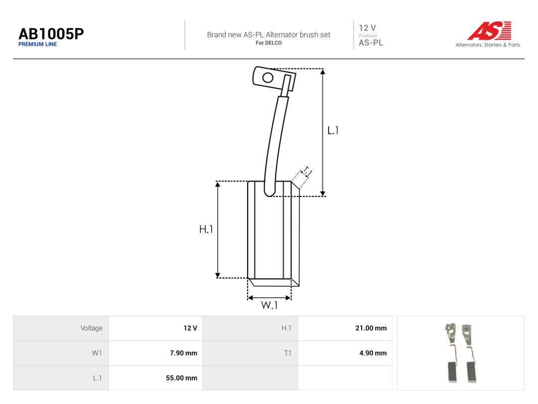 Carbon Brush, alternator-1