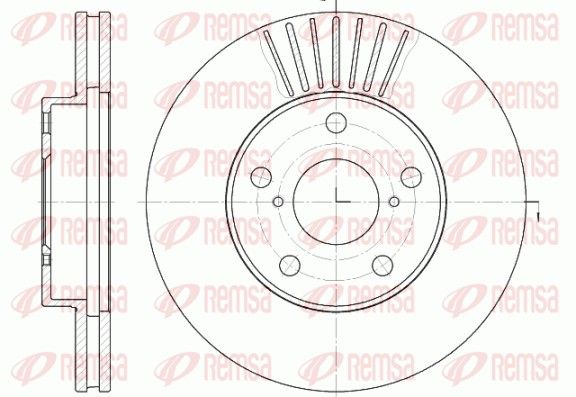 REMSA 6640.10 Brake disc