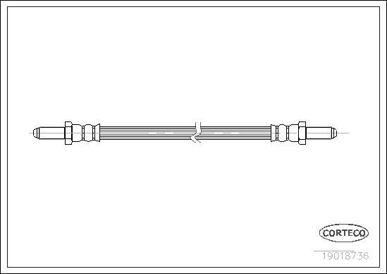 CORTECO 19018736 Brake hose