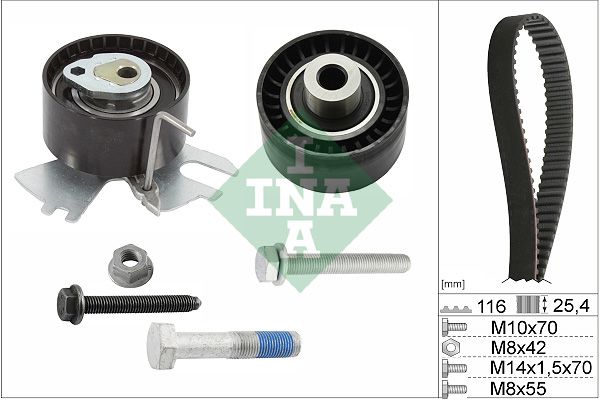 SCHAEFFLER INA 530 0558 10 Timing belt kit