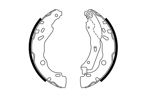 Brake Shoe Set-4