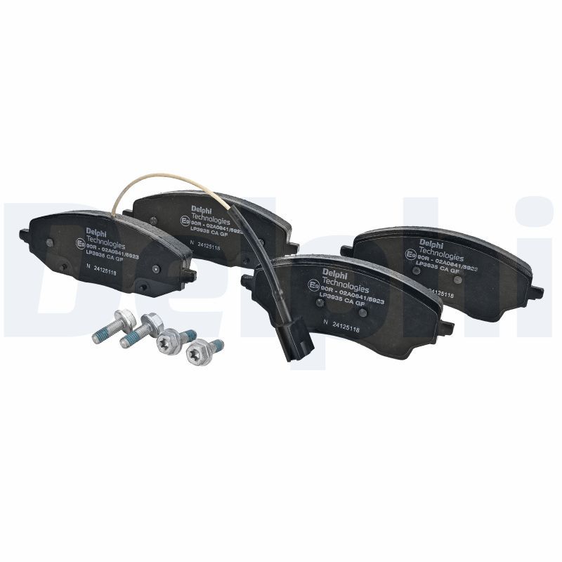 DELPHI LP3935 Brake pad set, disc brake