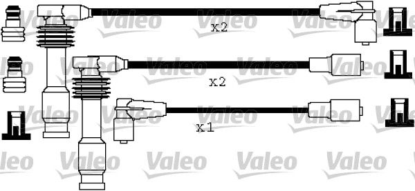 VALEO 346193 Ignition cable kit