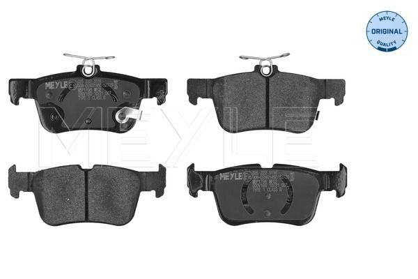 MEYLE 025 222 3116 Brake pad set, disc brake