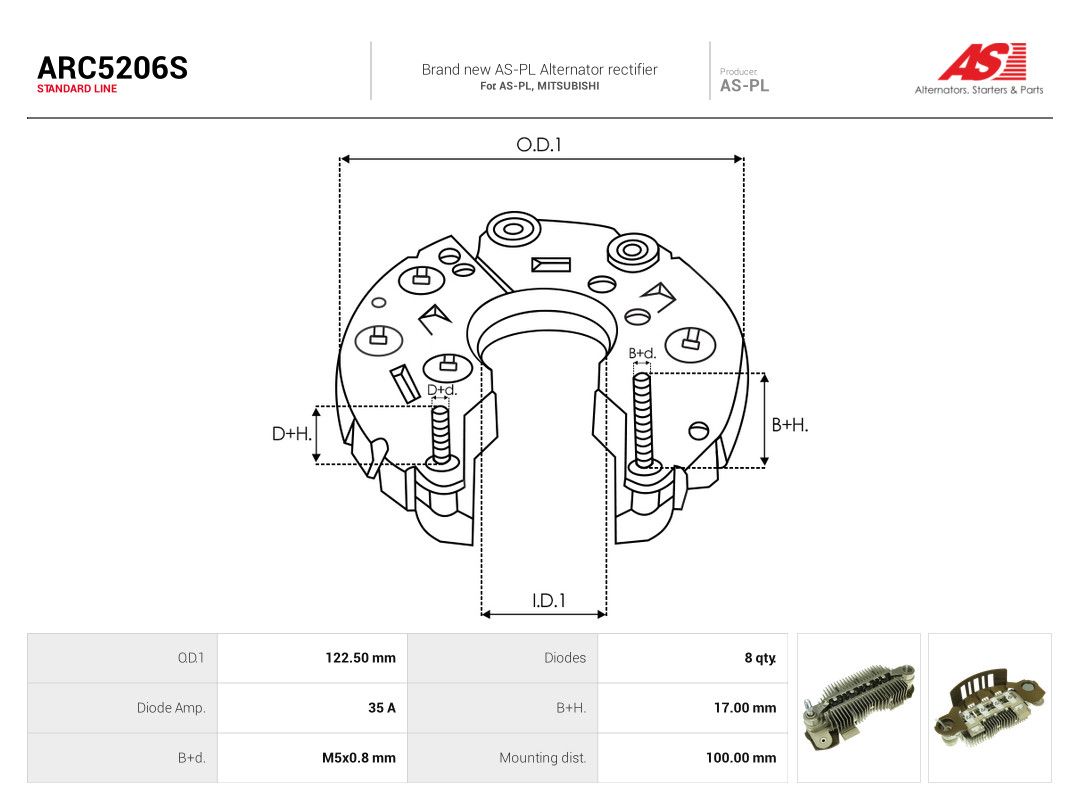 Rectifier, alternator-2