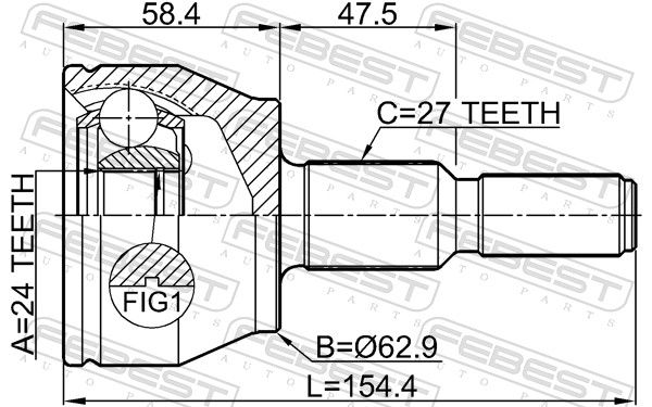 Joint Kit, drive shaft-1