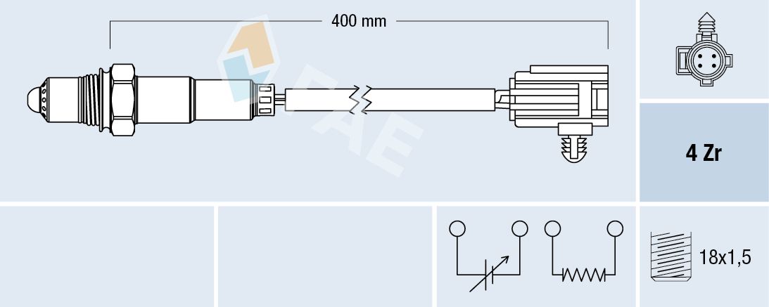 FAE 77325 Oxygen sensor