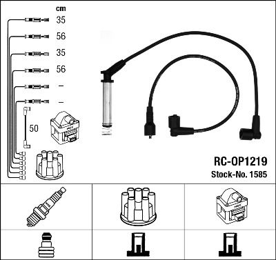 NGK 1585 Ignition cable kit