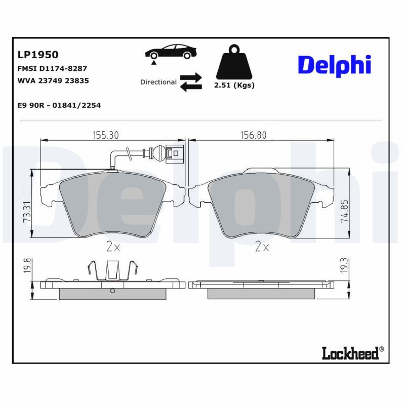 Brake Pad Set, disc brake-3