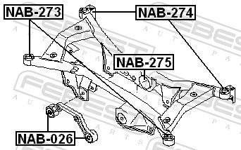 Mounting, differential-1