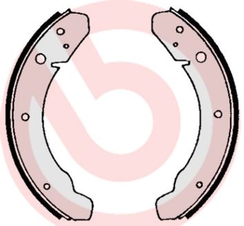 BREMBO S 85 501 Brake shoe set