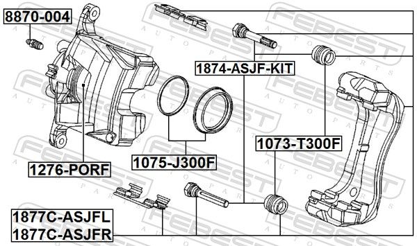 Bellow, brake caliper guide-1