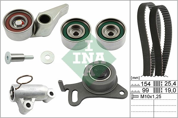 SCHAEFFLER INA 530 0594 10 Timing belt kit