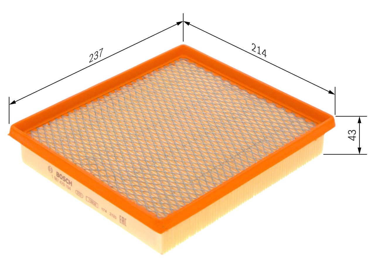 BOSCH 1 987 429 194 Air filter