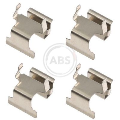 A.B.S. 1673Q Priedų komplektas, diskinių stabdžių trinkelės