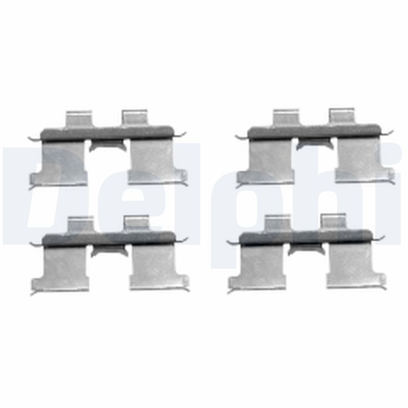 DELPHI LX0467 Priedų komplektas, diskinių stabdžių trinkelės