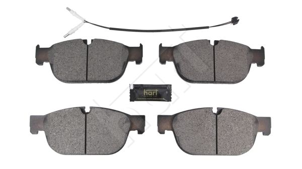 HART 261 764 Stabdžių trinkelių rinkinys, diskinis stabdys