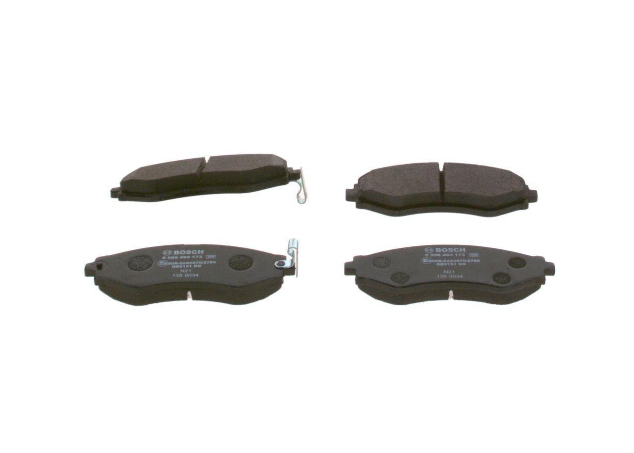 BOSCH 0 986 494 173 Brake pad set, disc brake