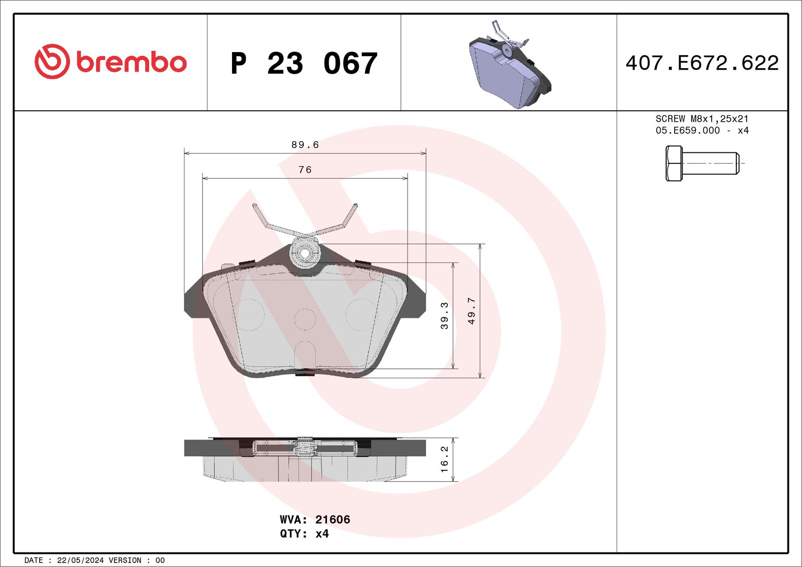 Brake Pad Set, disc brake-1