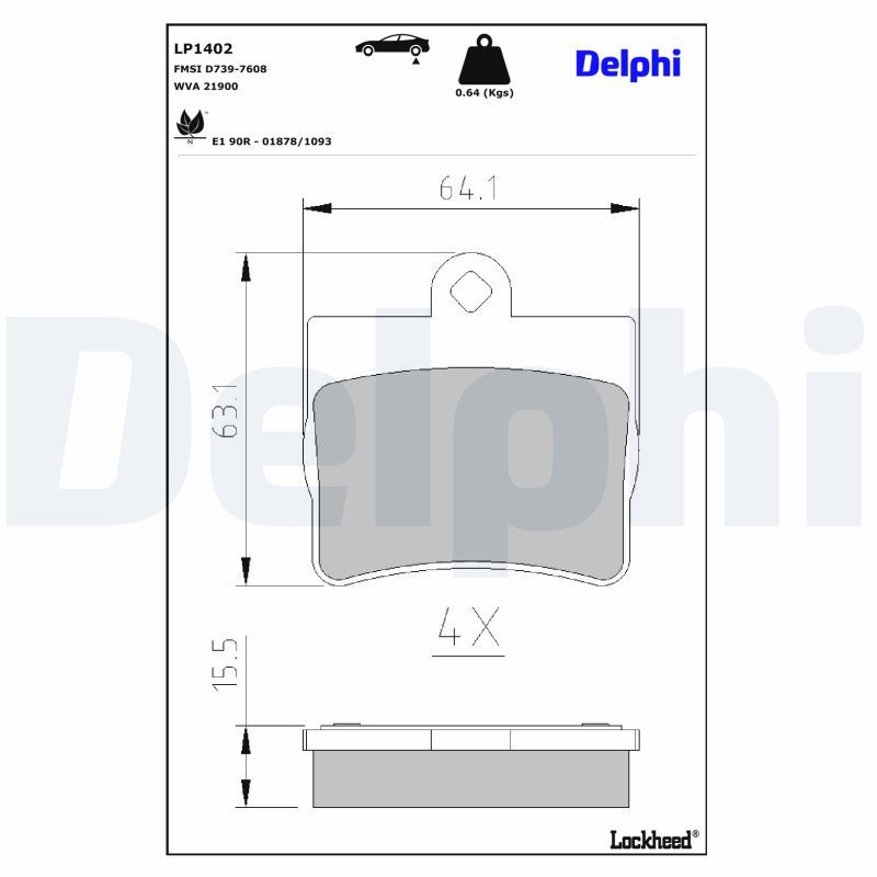 stabdžių trinkelių rinkinys, diskinis stabdys