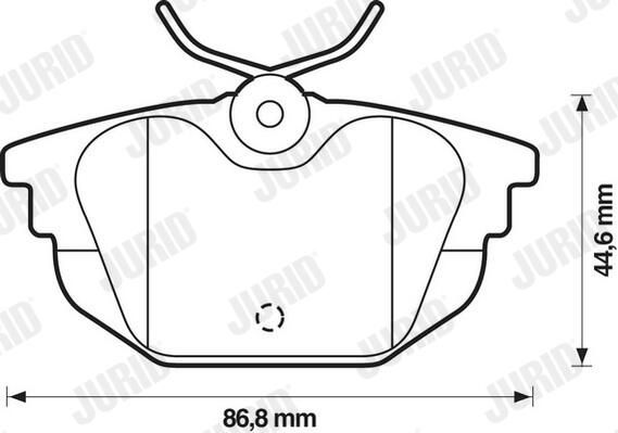 Brake Pad Set, disc brake-1