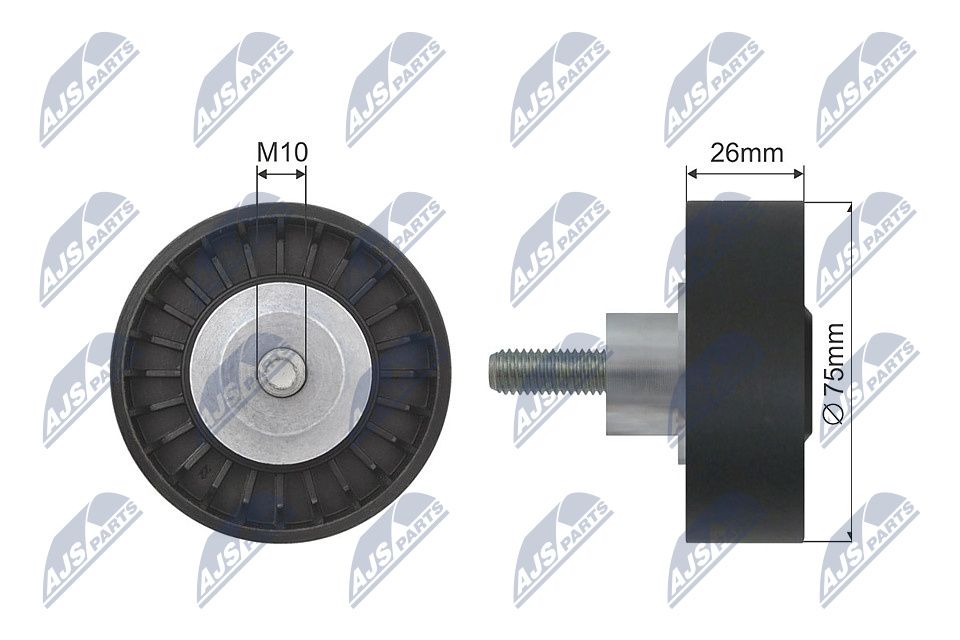 Deflection Pulley/Guide Pulley, V-belt