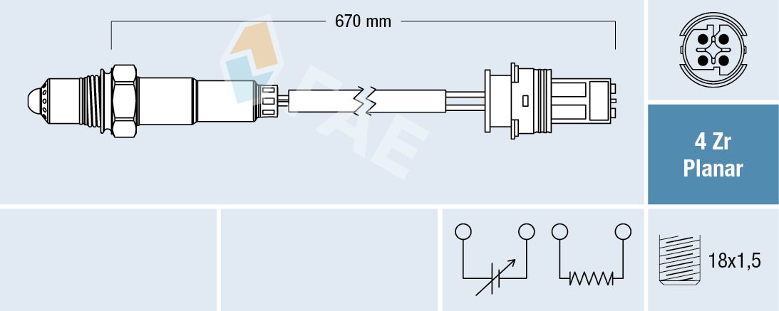 FAE 77328 Oxygen sensor