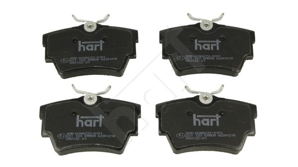 HART 221 120 Stabdžių trinkelių rinkinys, diskinis stabdys