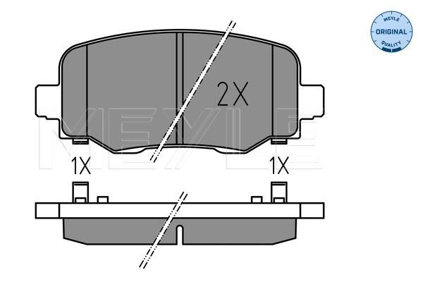 Brake Pad Set, disc brake-1