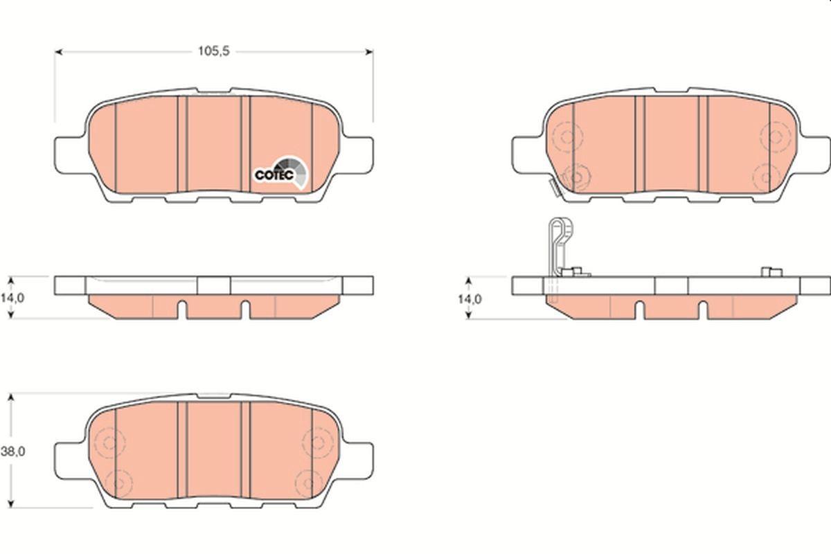 Brake Pad Set, disc brake