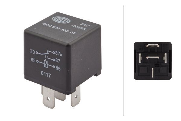 HELLA 4RD 933 332-071 Relė, pagrindinė srovė