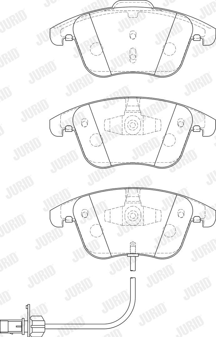 Brake Pad Set, disc brake-1