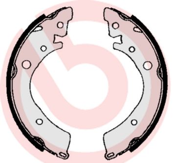 BREMBO S 28 502 Brake shoe set