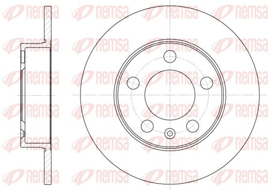 REMSA 6547.00 Brake disc
