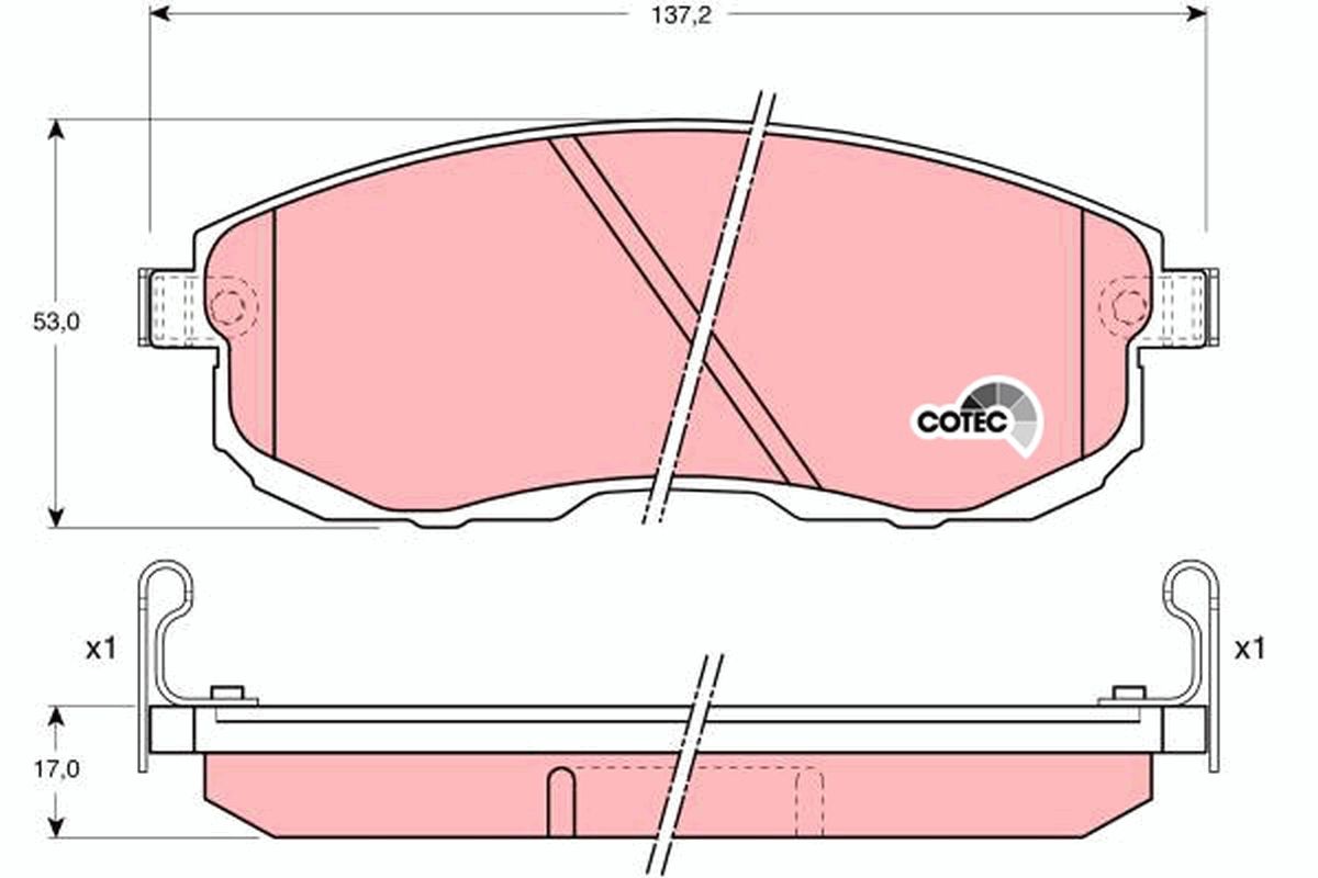 Brake Pad Set, disc brake