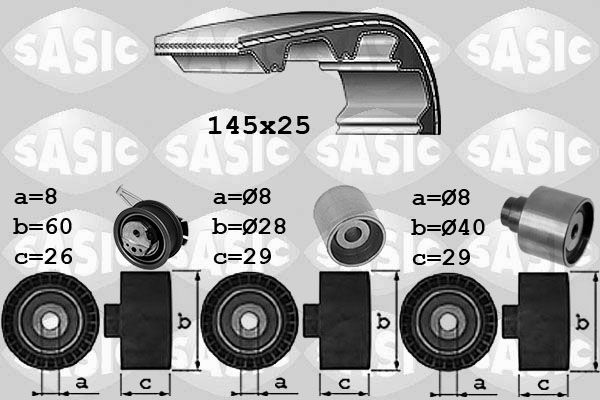 SASIC 1756087 Timing belt kit
