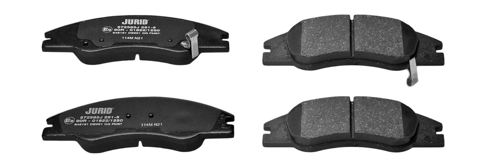 JURID 572585J Brake pad set, disc brake