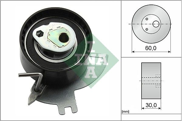 SCHAEFFLER INA 531 0885 10 Tensioner pulley, timing belt