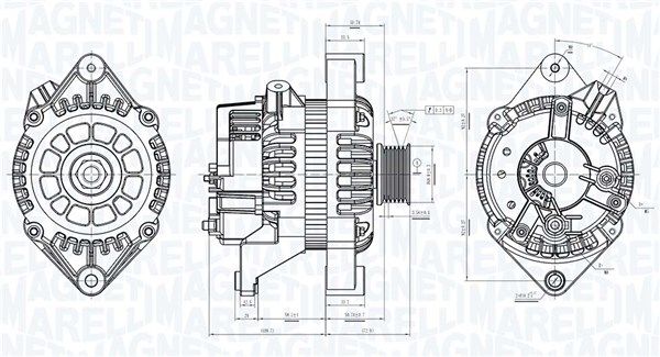 MAGNETI MARELLI 063730861010 Alternator